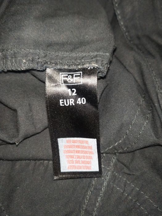 Spodnie rybaczki damskie 40 bawełna