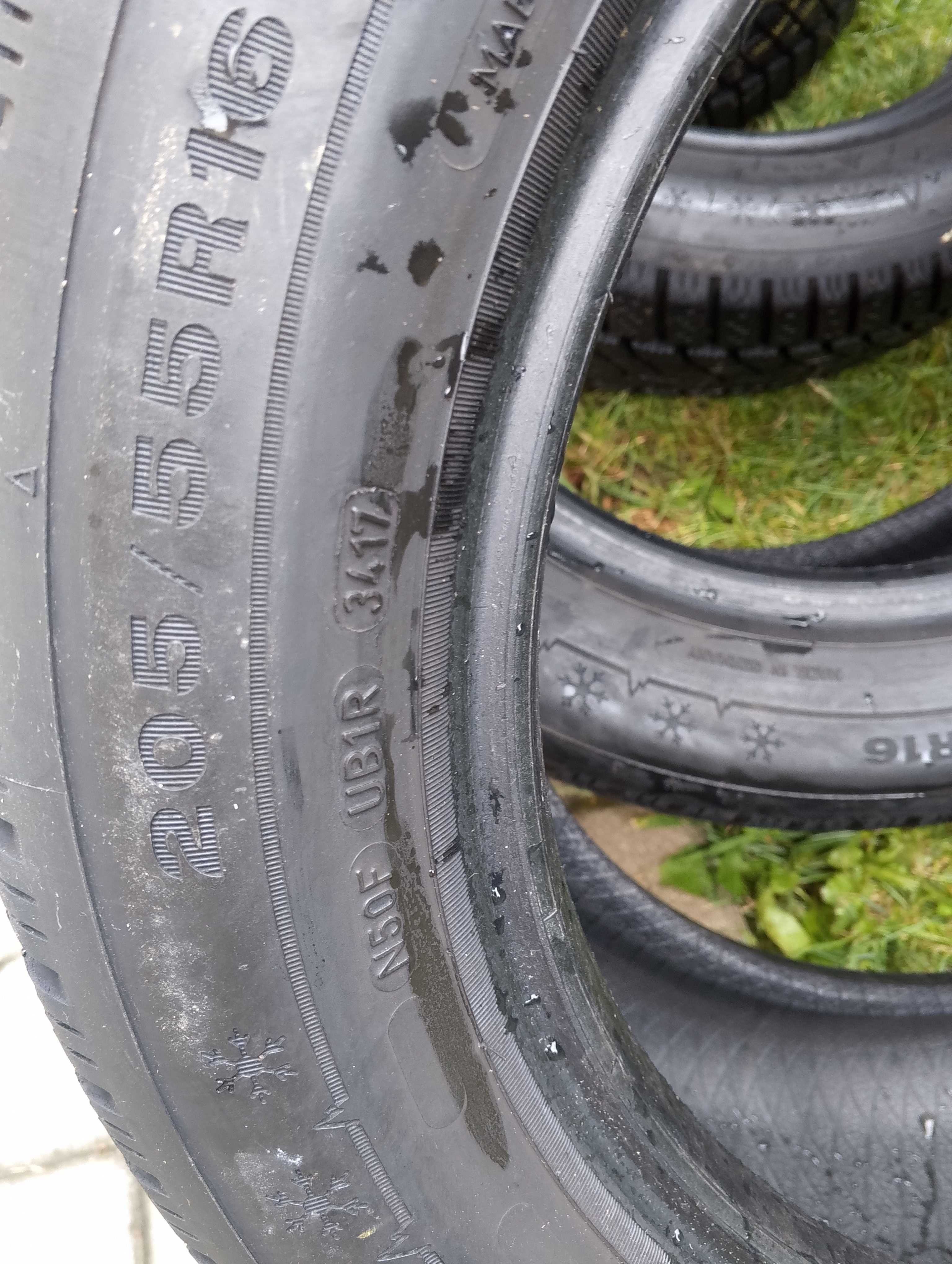 opony jak NOWE 4 szt. 205/55/16 Dunlop Winter Sport 5