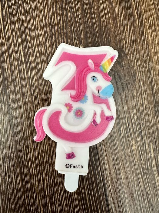 Фигурка на торт, декор на торт, девочка с единорожкой