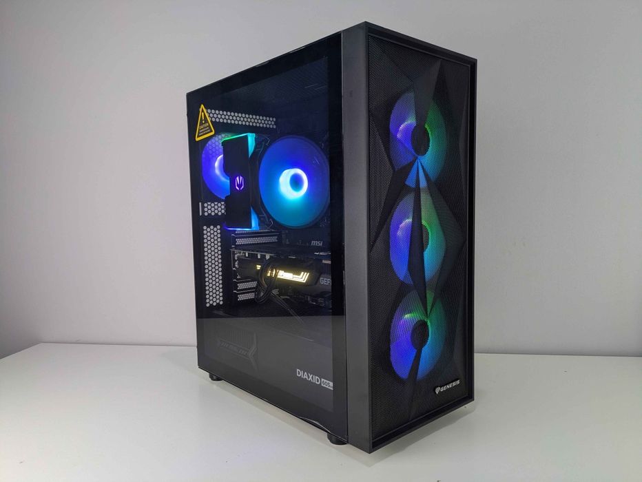 MOCNY Komputer Gamingowy Ryzen 5 7600 RTX 3070 Ti 8 GB 32GB RAM 1TB A