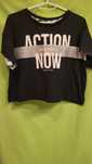 T-shirt krótki czarny