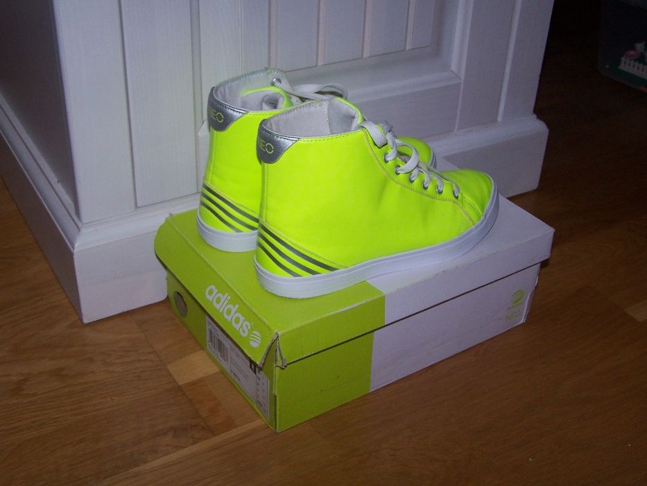 ADIDAS NEO- neonowe adidasy, trampki limitowana edycja - 35