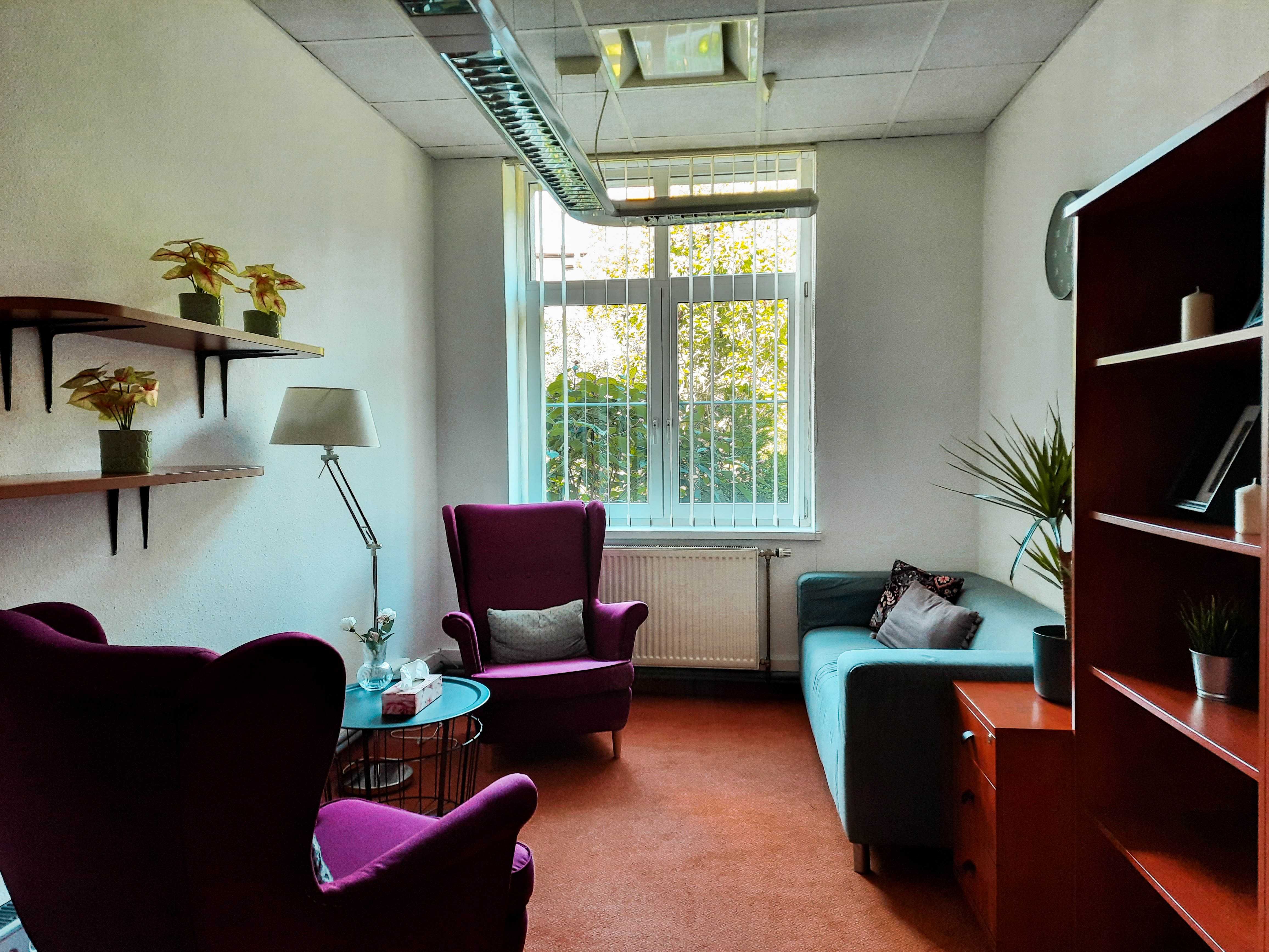 Przytulne gabinety dla psychologa, psychoterapeuty, psychiatry