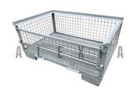 pojemniki kosze 1/2 gitterbox 124x83x50cm giterbox skrzyniopaleta