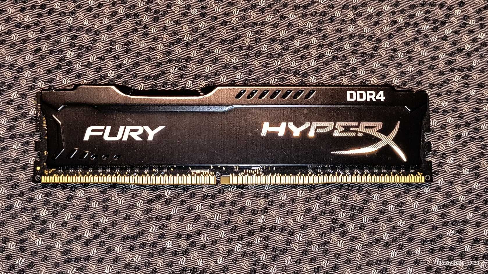 Pamięć HyperX Fury, DDR4, 4 GB, 2400MHz, CL15 (HX424C15FB/4)