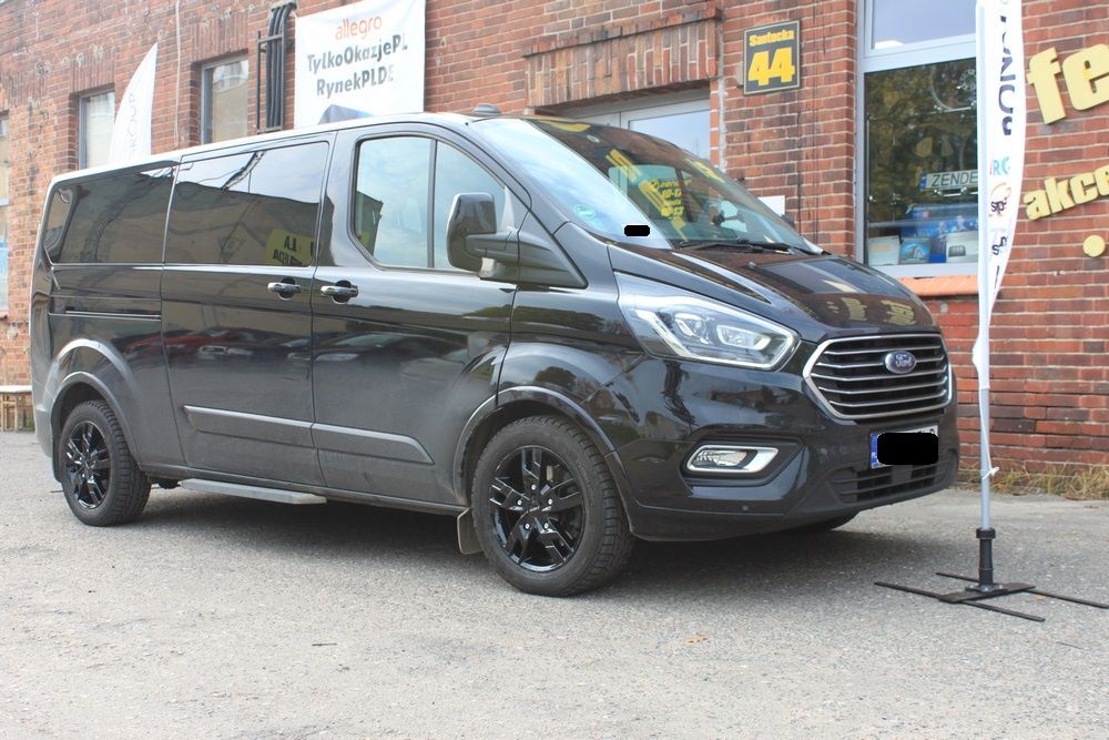 RONAL R64 17" Czarny połysk 5x160 FORD TRANSIT CUSTOM Felgi alu NOWOŚĆ