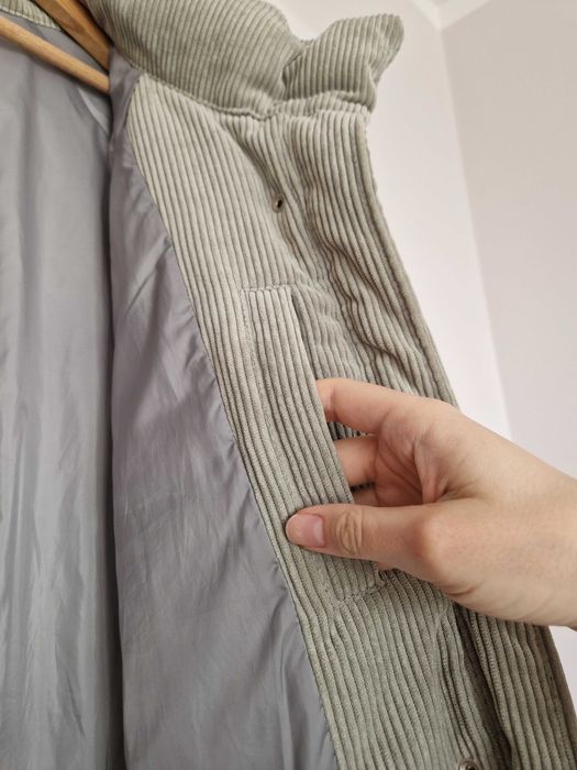 Kurtka SPAO jasnozielona/szałwiowa moda koreańska