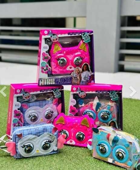 Інтерактивна сумочка KSY 958-3 ( реагує на дотик, кліпає очима )