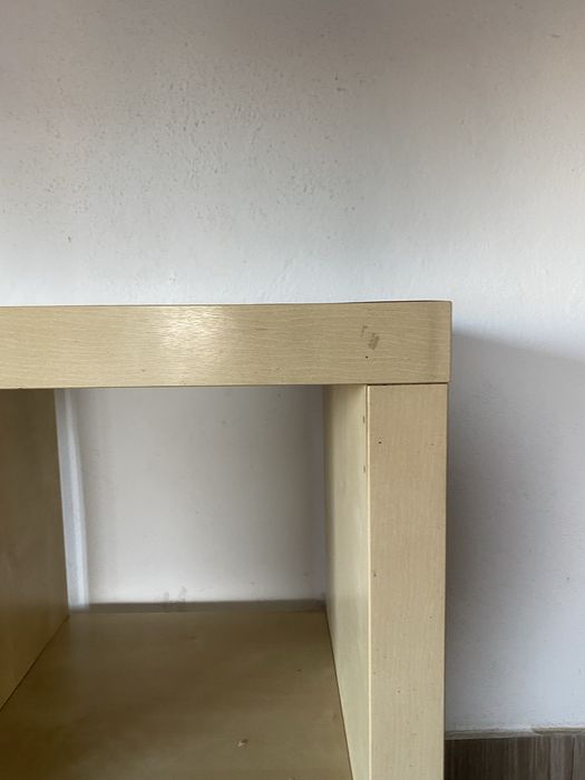 Estante Ikea Kallax com cestos