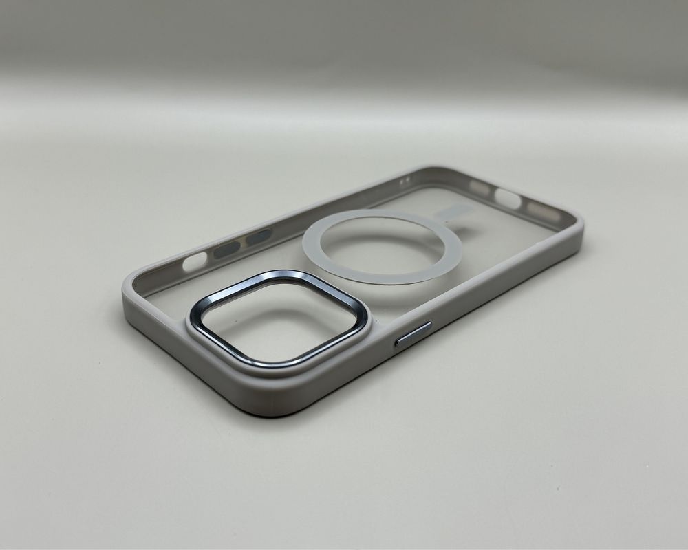 Чехол IPhone 15 Pro Max natural titanium MagSafe, прозрачный, 15 Pro