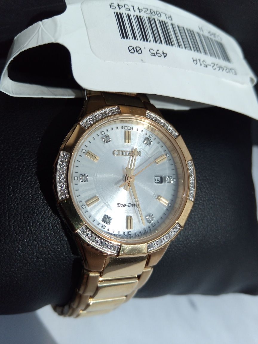 Часы с 30 бриллиантами женские Citizen Riva Diamond EW2462-51A