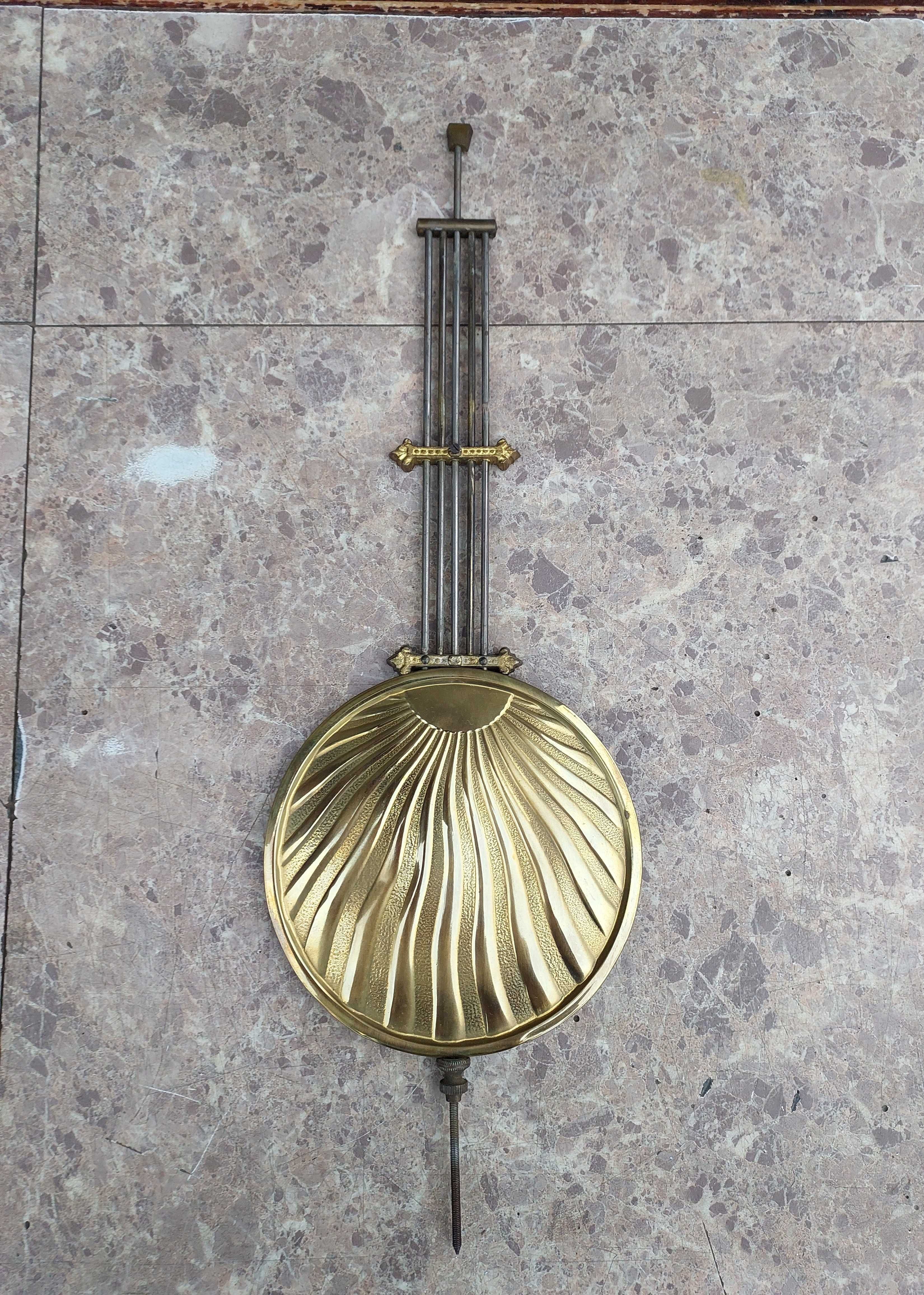 W138 Wahadło rusztowe stareg zegara ściennego GB Becker 11,5cm dł 35cm