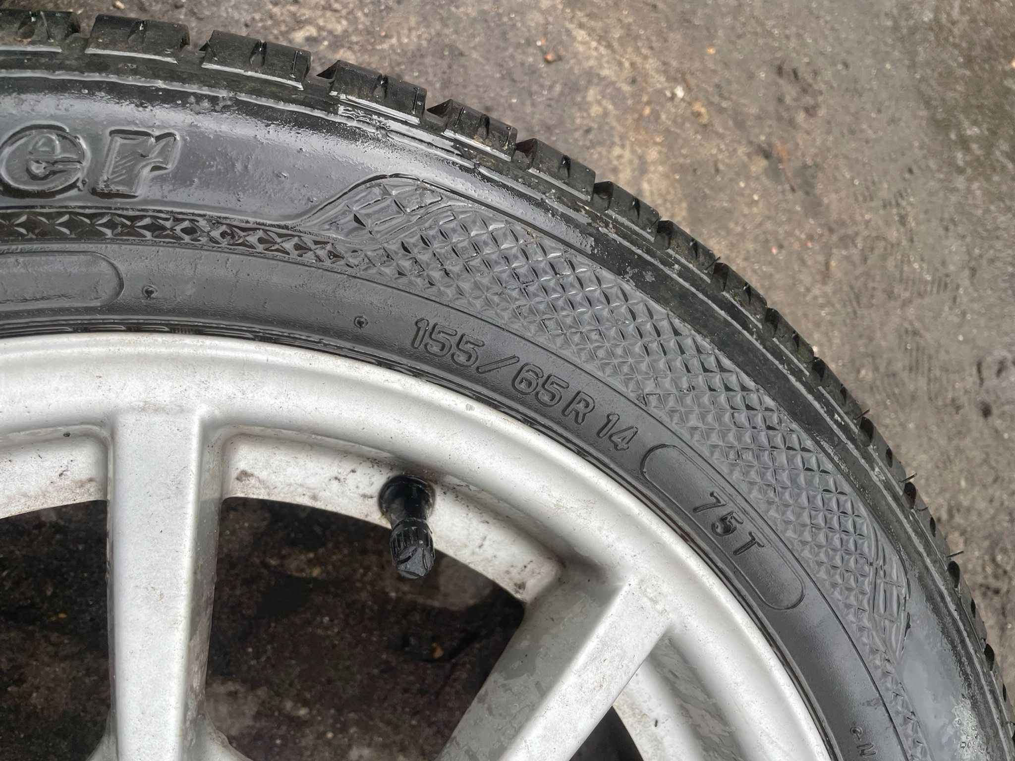 GRECAV microcar aixam ligier alufelgi alusy z opnami lato 155/65 r14