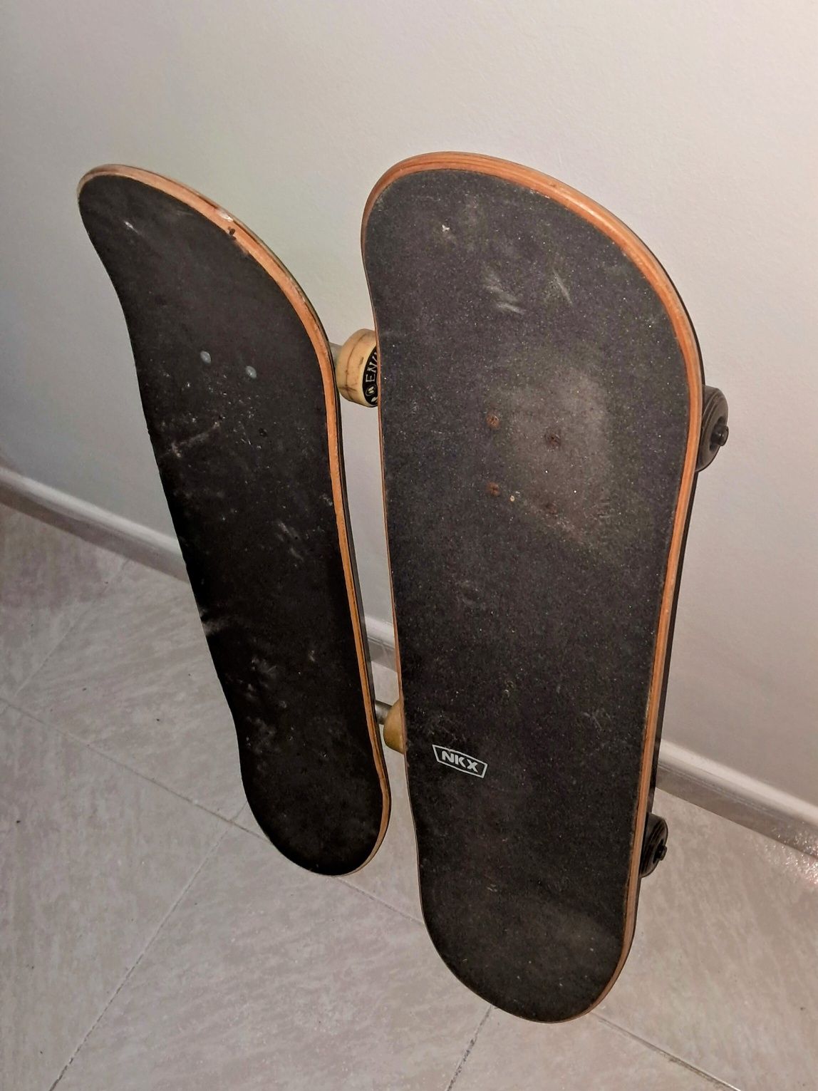 Skates novos – NKX e Enuff Skateboards