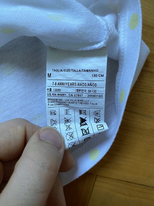 Bluzka koszulka t-shirt z rękawem 3/4 United Colors of Benetton