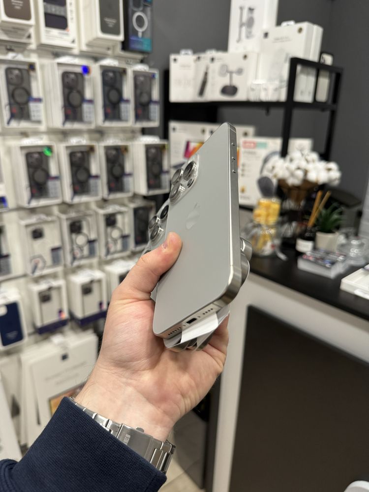 Used/open box Iphone 15 pro max 256/512gb natural 100% ємкості батареї