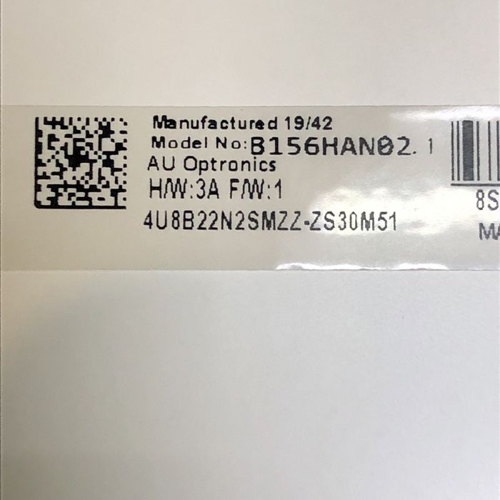 Нова матриця 15,6 slim FullHd 30pin без вушок