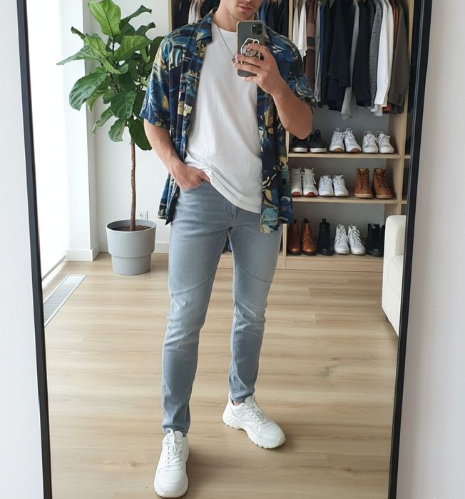 Modne spodnie jeansy Marc O'Polo szare W32 L32 32/32 katalog 589zł