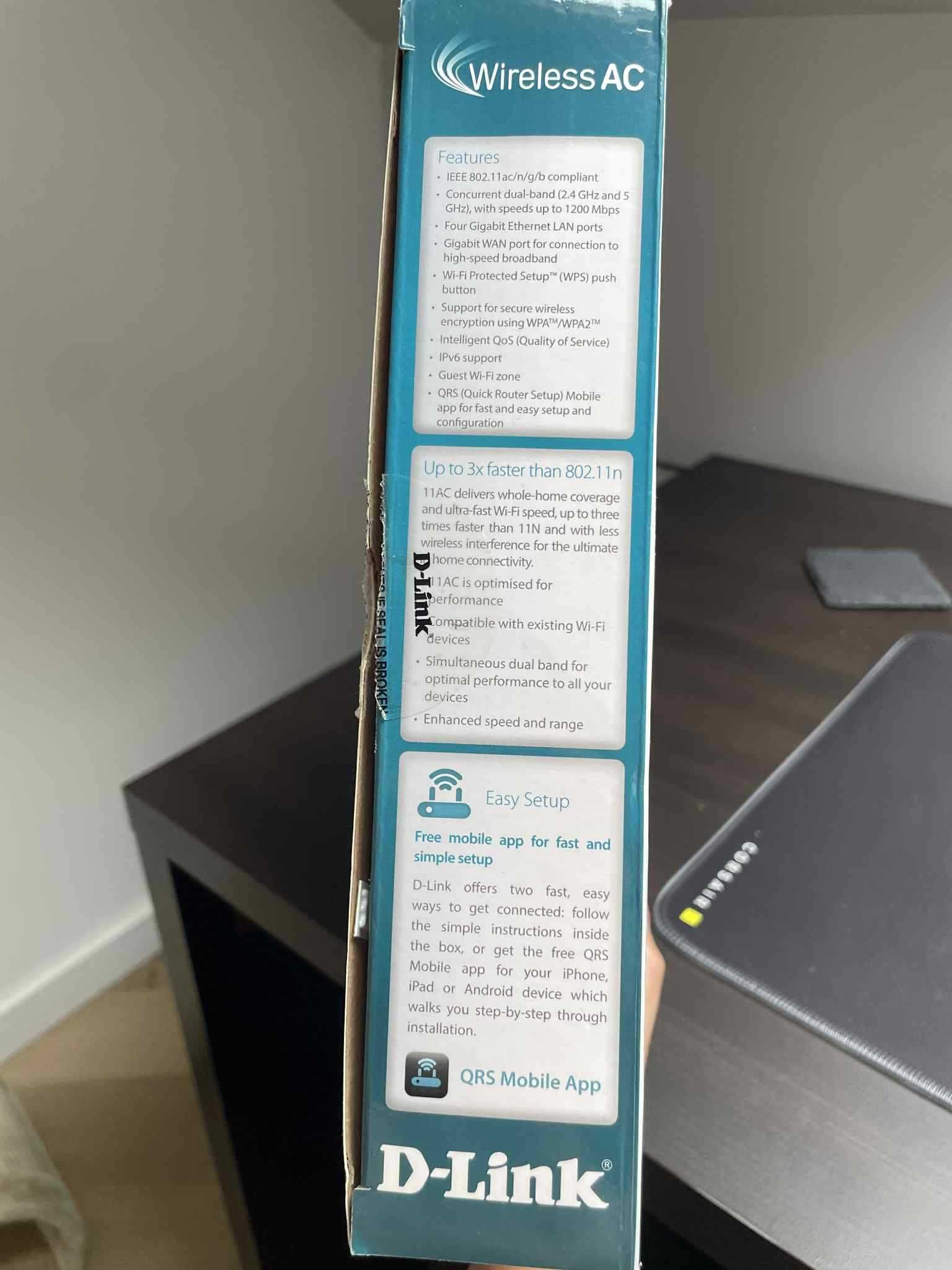 D-link modem wireless AC1200 dual band gigabit router