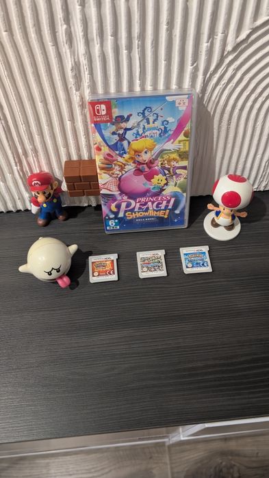 Оригінальні ігри для nintendo ds, 3ds, switch (pokemon, mario, peach)