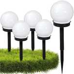 4 X Lampa Solarna Kula 10 Cm Ogrodowa Led Czujnik