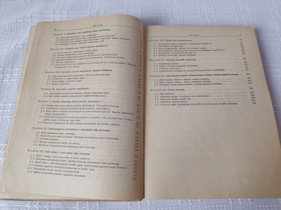 Mechanika ogólna J. Leyko, tom I Statyka i kinematyka, tom II Dynamika