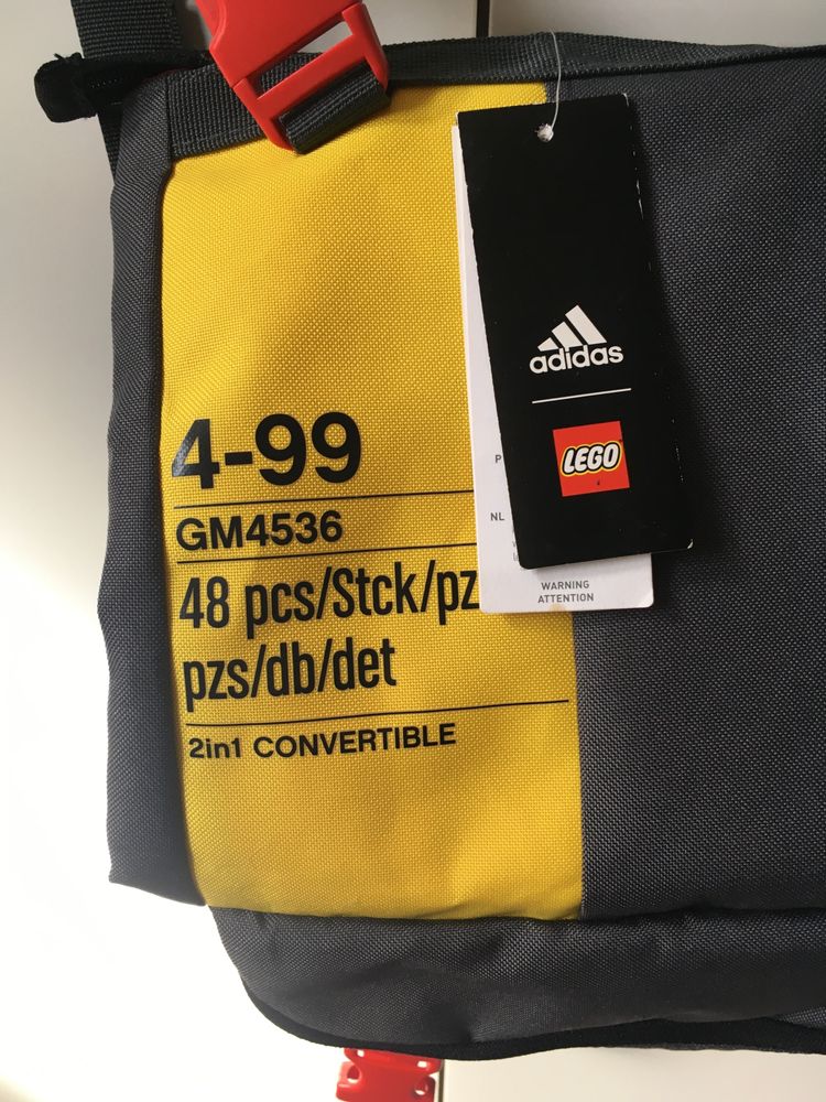 Plecak Adidas lego GM4536 2w1 nowy