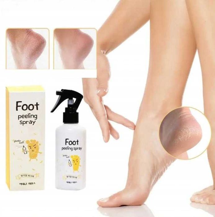 PEELING w spray-u do stóp pielęgnacji zmiękczania złuszczania  200 ml
