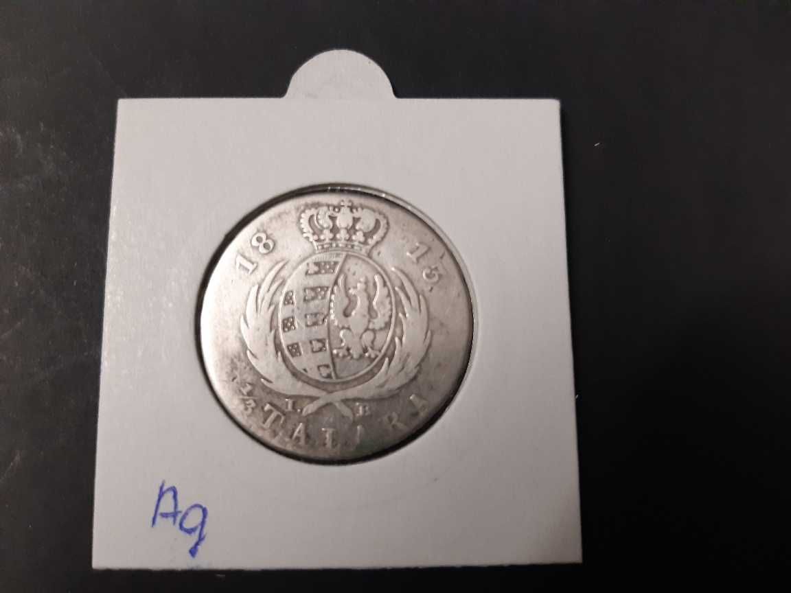 moneta srebrna Księstwa Warszawskiego z 1813r