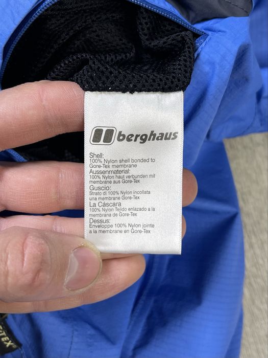 Berghause gore-tex ветровка дождевик M размер женская синяя
