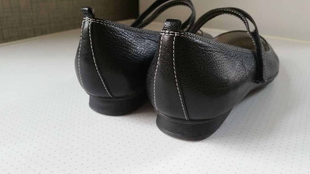 Кожаные балетки GEOX