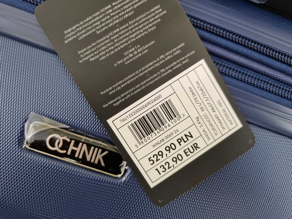 Zestaw walizek Walizki OCHNIK Nowe 3szt.