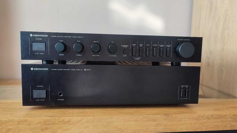 Kenwood BASIC C1 + M1 przedwzmacniacz i końcówka mocy po serwisie