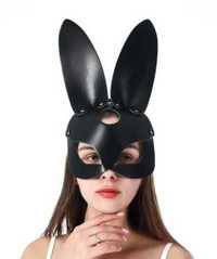 505/Teatr sesja zdjęciowa kostium impreza Maska skórzana goth czarna
