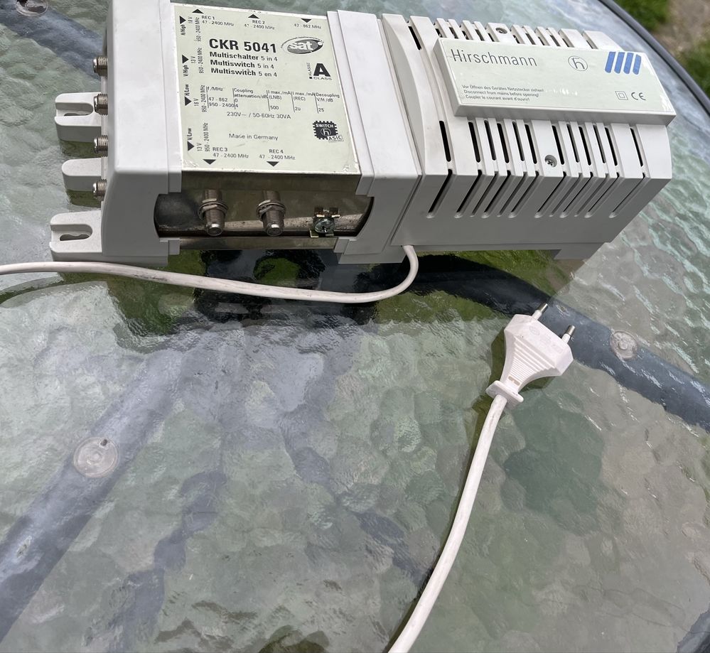 Multiswitch Hirschmann CKR 5041 – 5 wejść / 4 wyjścia – sprawny