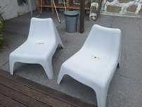 Vendo 2 poltronas de Jardim Ikea em excelente estado!