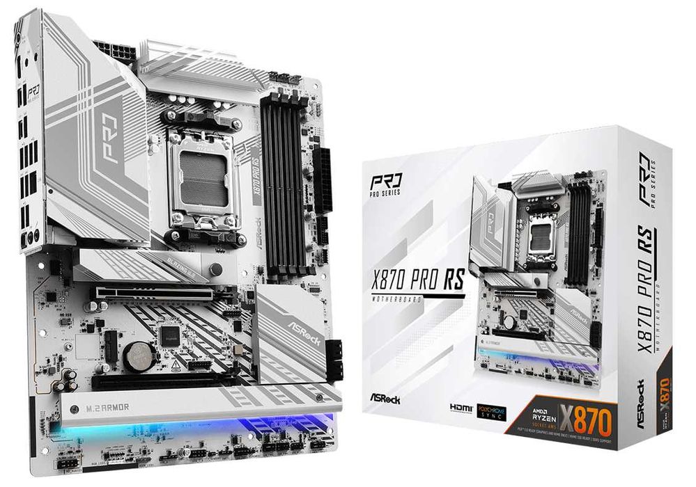 Płyta główna ASrock X870 PRO RS box gwarancja nr. 406018