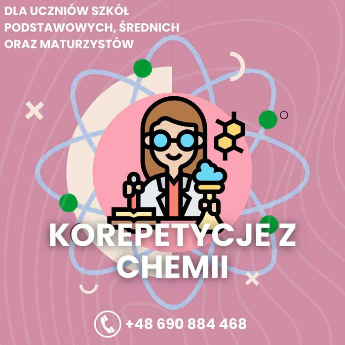 Korepetycje z chemii poziom podstawowy rozszerzony studenci