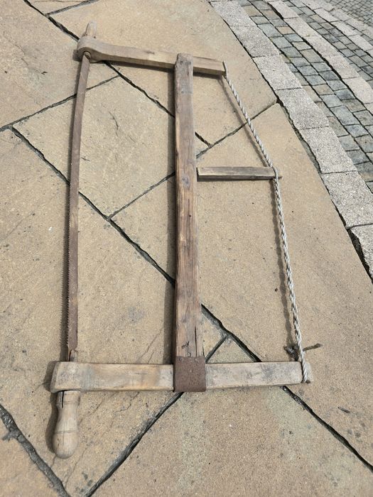 Piła ramową do drewna PRL