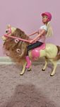 Lalka barbie z koniem