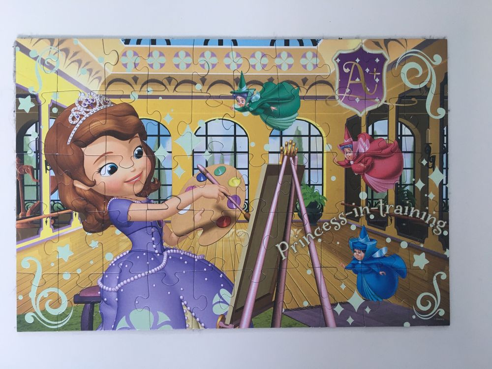 Księżniczka Zosia Puzzle zmieniające kolor 4+