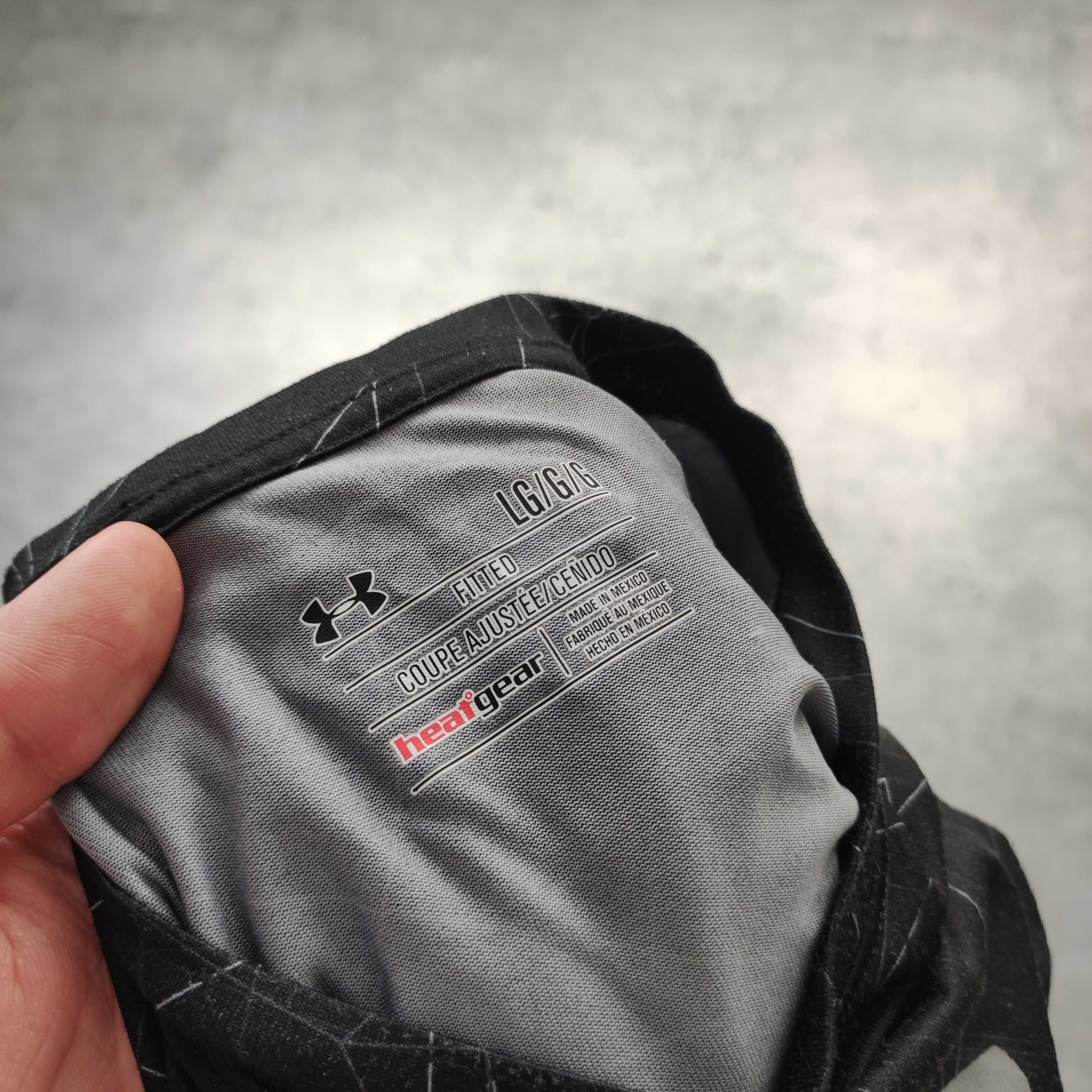 MĘSKA Koszulka PREMIUM Szara Under Armour Bieganie Run Siłownia Sport