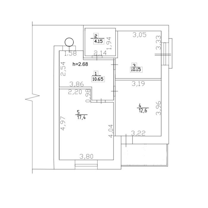 єОселя, 2к квартира, Центр, ЖК Графський, вул. Байди Вишневецького 68