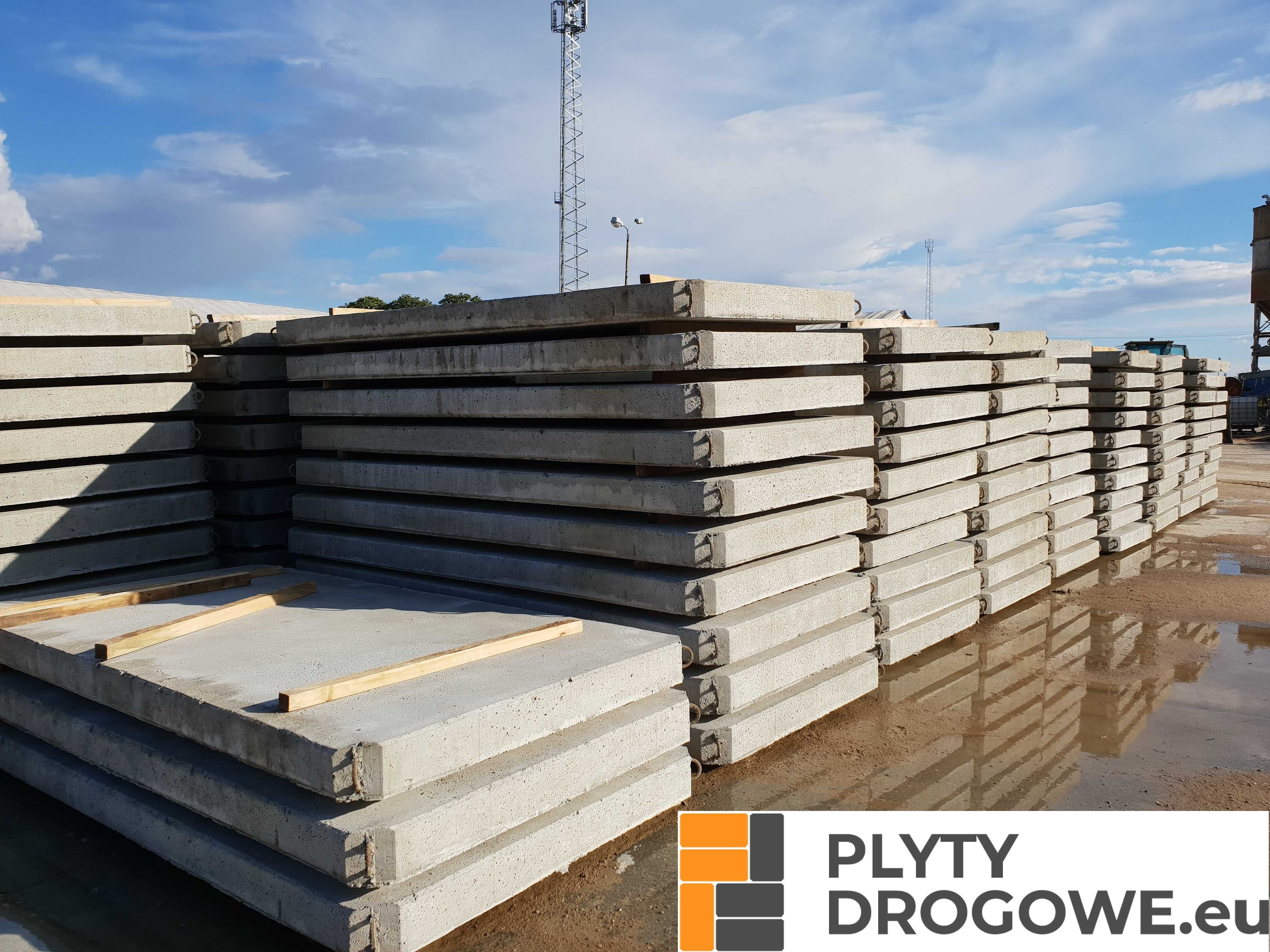 NOWE Płyty Drogowe Betonowe --PRODUCENT-- 300x150x15 Płyta Drogowa MON