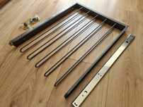 Wieszak Ikea Komplement 50x58 wysuwany na spodnie ciemnoszary