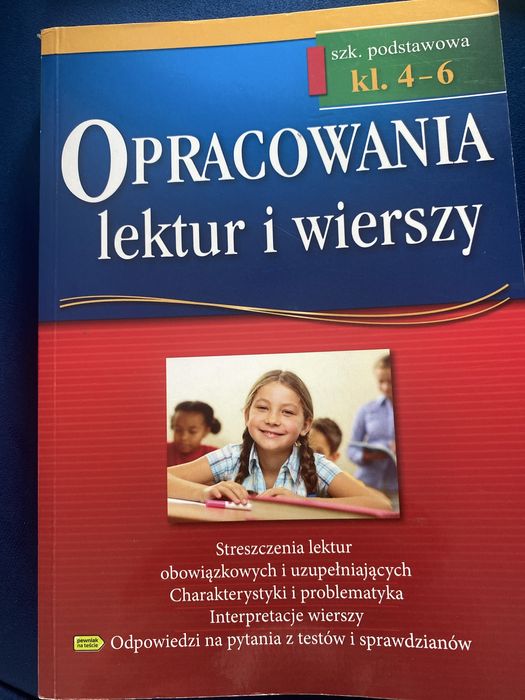 Opracowania lektur i wierszy klasa 4-6