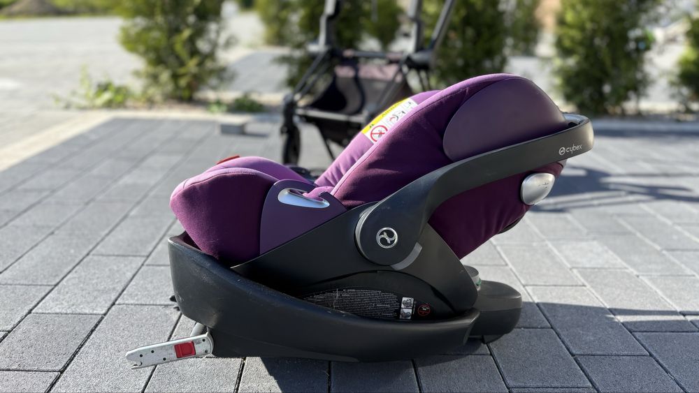 Cybex Priam коляска + автолюлька Cybex Cloud Q + база isofix