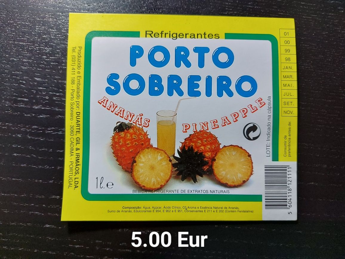 Vendo/Troco rótulos de garrafas antigas do Porto Sobreiro