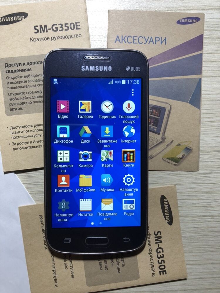 Мобільний телефон Samsung Galaxy SM-иG350E Duos, Смартфон