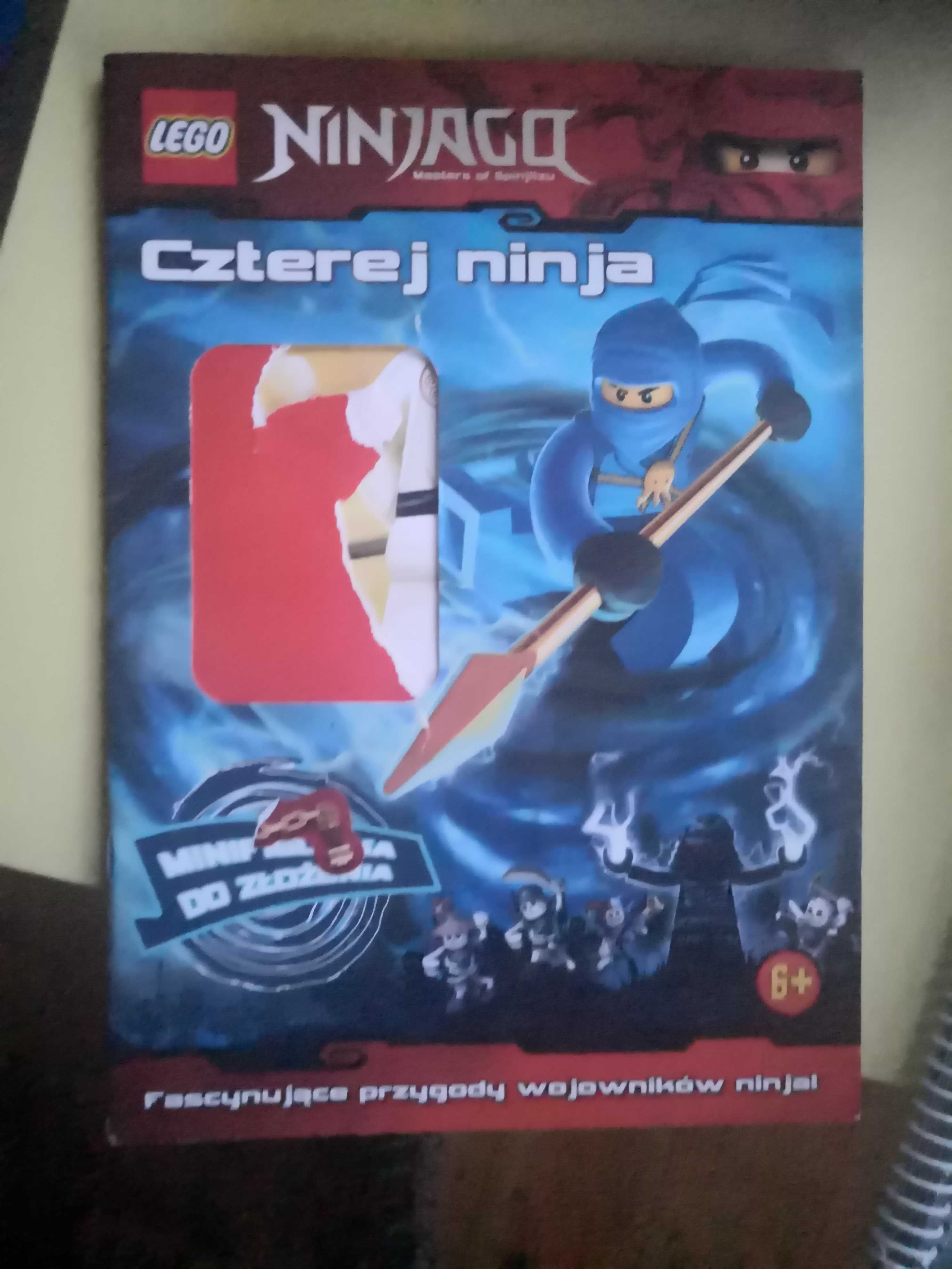 książki z serii Lego Ninjago 3 sztuki